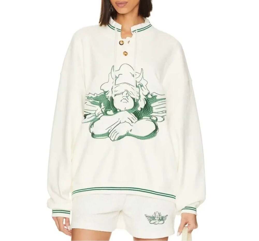 Boys Lie It’s Only Natural Henley Pullover Sweatshirt